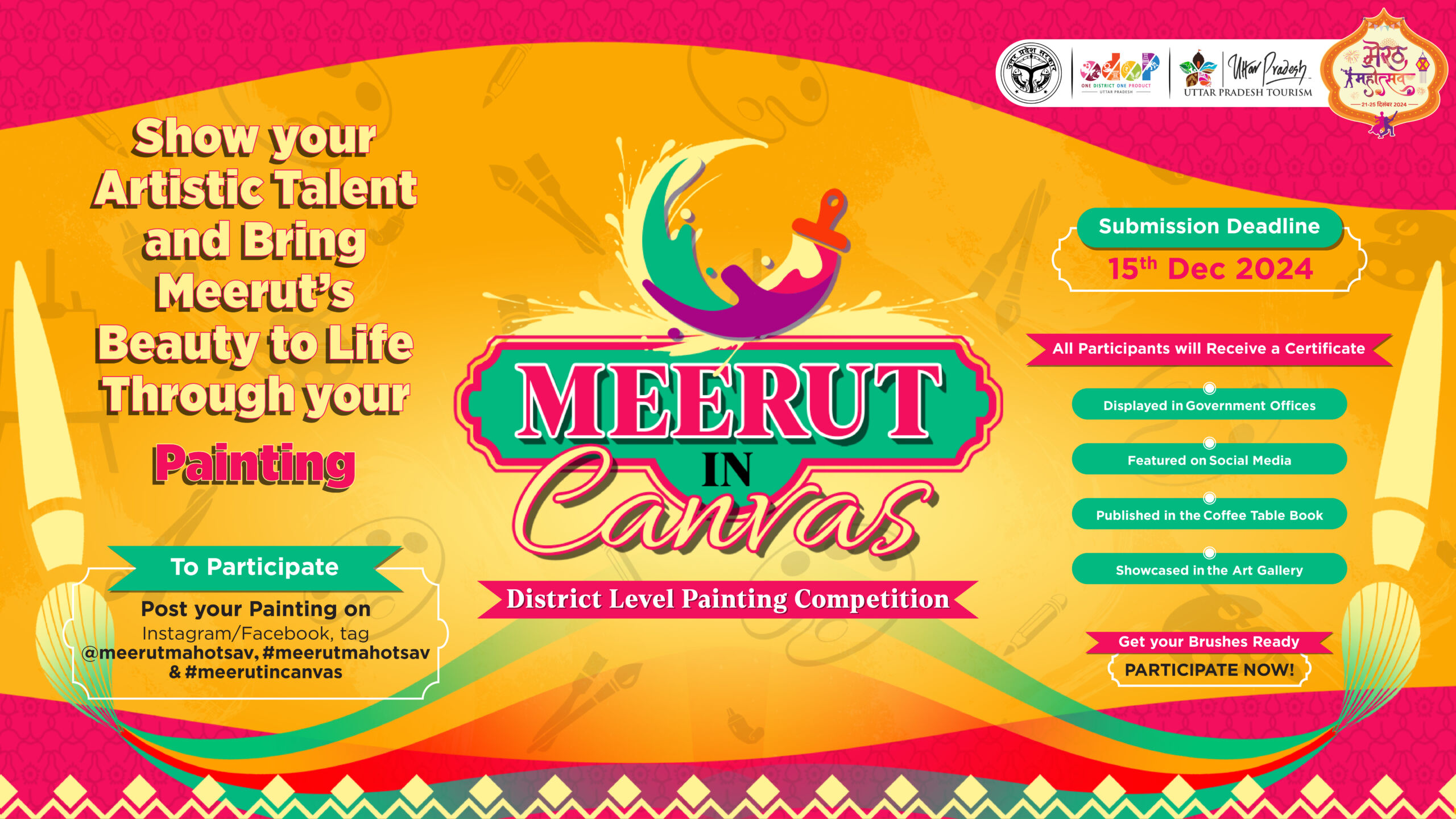 MEERUT MAHOTSAV_SCHOOL PAINTING_BANNER DESIGN_SIZE - 1920 px X 1080 px-01